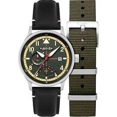 AVI-8 Watches AVI-8 hawker hurricane mckellar doppelzeit gothic grün zifferblatt