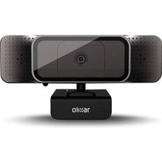 Webcams Olixar Web Camera with Microphone for PC, Computer, Laptop, Desktop & Mac Crystal Audio, HD Webcam USB Plug In Easy to Use Perfect for