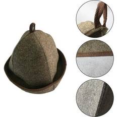 Saunas Qifei Sauna Felt Hat Bath Wool Room Duck Room Steam Bath Hat Steam Hat Portable Bath Hat Bathhouse Female Male Headgear Russian Banya Sauna Room Supply