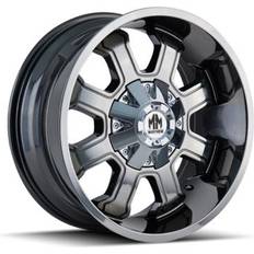 17" - Chrome Car Rims Mayhem Mayhem Fierce 8103, 20x9 Wheel with 8x6.5 and 8x170 Bolt Pattern - Chrome - 8103-2976C