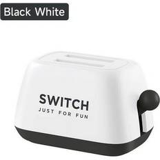 Switch Game Card Case for Nintendo Switch Lite/ OLED Toaster Storage Holder Cute Portable Creativity Protective cover Black White