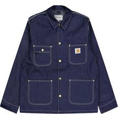 Unisex Cappotti Carhartt WIP Og Chore Coat Blue Rigid Unisex