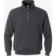 Fristads 1737 SWB Acode Half Zip Sweatshirt - Dark Grey