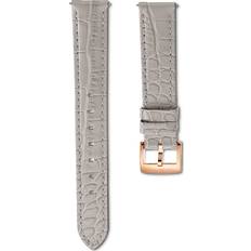 Swarovski Watch Straps Swarovski Gray Rose Gold-Tone Finish Watch Strap 15 mm