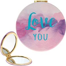 Purple Makeup Mirrors The Leonardo Collection Love You Compact Mirror