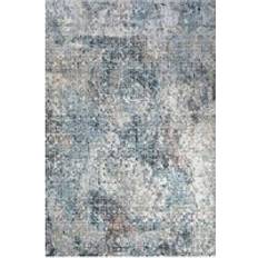 Carpets & Rugs Loomed Grey Abstract Mosaic Blue