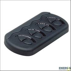 Marine Emergency Lighting BEP Contour GEN2 Switch Panel 4 Way Grey