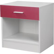 UrbnLiving Pink Orlando Bedside Table