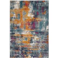 Carpets & Rugs Loomed Navy Multicoloured Blue