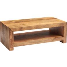 ‎Indian Hub Dakota Light Mango Large Coffee Table