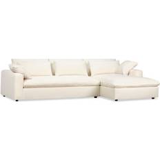 Joss & Main Remy Zuma Navy Sofa 122" 2pcs 4 Seater
