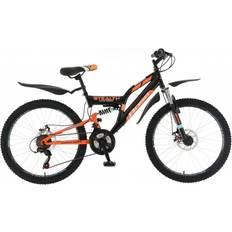 24" Mountainbikes BOSS Stealth 24 Inch - Black Men's Bike