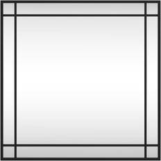 vidaXL 358635 Black Väggspegel 60x60cm