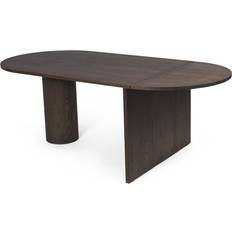 Ferm Living Pylo Dark Stained Oak Dining Table 210x100cm