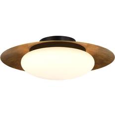 Minka Lavery Zinola Gold/Sand Ceiling Flush Light 18"