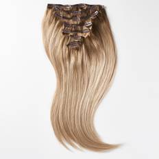 Classic Clip-ins Set 7 Pieces 40 cm Brown Ash Blonde Balayage