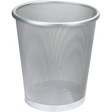 Cleaning Equipment & Cleaning Agents Rebrilliant Silver Round Metal Mesh Waste Paper Bin Lightweight Trash Can Garbage