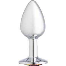 Cloud 9 Novelties Gems Silver Chromed Anal Plug S