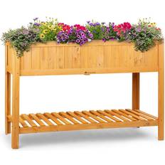 Blumfeldt Altiplano 150cm Wood Raised Flower Bed