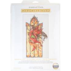 Dimensions Counted Cross Stitch Kit 10"x17"-Dancing Fall Fairy 18 Count 70-35429