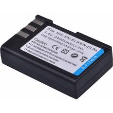 PowerTrust PowerTrust 2400mAh EN-EL9 EN EL9 EN-EL9a EN EL9a EL9a caméra Batterie AKKU Pour Nikon EN-EL9a D40 D60 D40X D5000 D3000 Caméra 1Pack