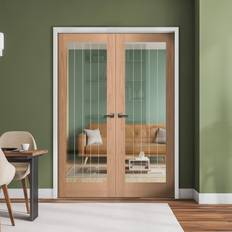 Doors Liberty Doors Liberty Oak Unfinished Farley Interior Door (x198.1cm)