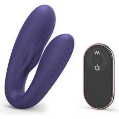 Rimba Vibrators Rimba LOVE TO LOVE MATCH UP COUPLE VIBRATOR WITH REMOTE CONTROL INDIGO