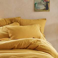 Linen Bed Linen Piglet Linen Pair, Honey Pillow Case