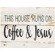 Square Wall Decor Fun Express Positively Simple This House on Coffee & Sign Wall Decor