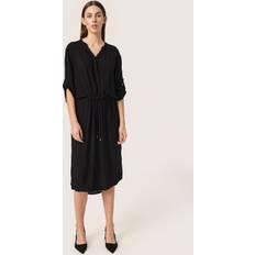 Soaked in Luxury Zaya Midi Shirt Dress