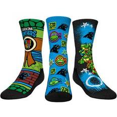 Children's Clothing Rock Em Socks Youth Rock Em Socks Light Blue Carolina Panthers TMNT Three-Pack Crew Sock Set