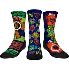 Children's Clothing Rock Em Socks Youth Rock Em Socks Navy Chicago Bears TMNT Three-Pack Crew Sock Set