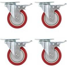 vidaXL 32 Pcs Swivel Casters 100 Mm