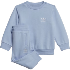 Adidas Infant Adicolor Crew Set - Blue Dawn