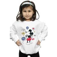 Musse Pigg Sweatshirts Disney Mouse Tongue Out Sweatshirt White Years