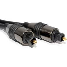 Kenable Black TOS Link TOSLink 5mm Lead 10m