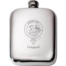 I Luv LTD Lindsay Scottish Crest Name Hip Flask