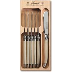 Laguiole of 6 Butter with Handle Box Knife Set