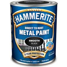 Hammerite Målarfärg Hammerite slät Metallfärg Svart