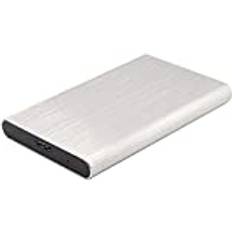 SUYING Bärbar HDD extern hårddisk 2 tb 1 tb 500 GB/120 gb, 2,5 tum USB 3.0 säkerhetskopieringslagring, lämplig för stationära datorer, bärbara datorer, Ps4, Xbox, smart TV 80 GB, silver