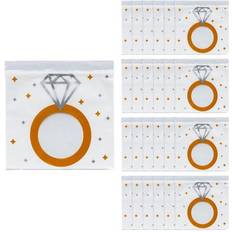 Party Supplies Oriental Trading Diamond Ring Resealable Plastic Favor Bags 24 Pc. Clear