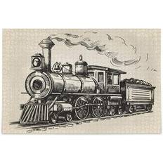 Jigsaw Puzzles Dreamstime 500 Piece Jigsaw Puzzle for Adults Kids Steam Locomotive Train Puzzle Wooden Jigsaw Puzzle Family Game Intellective Toys Wall Art Work for Educational Gift Home Decor