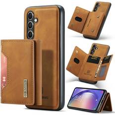 Wallet Cases Dteck for Samsung Galaxy A54 5G Magnetic Case Retro PU Leather Wallet Case Detachable with Trifold Wallet Cash Slot Credit Cards Holder Pocket black