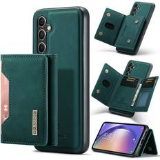 Wallet Cases Dteck for Samsung Galaxy A54 5G Magnetic Case Retro PU Leather Wallet Case Detachable with Trifold Wallet Cash Slot Credit Cards Holder Pocket deeppurple