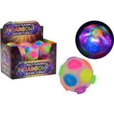 Verlichting Buitensporten Johntoy Crazy Flashing Rainbow Bounce Ball