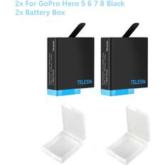 Telesin 1220 mah 3 pakke 3 spor ledet