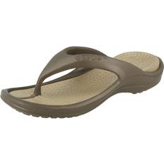 Crocs Sandals Crocs Brown, 12-13 Child Childrens Unisex Toe Post Sandals Athens