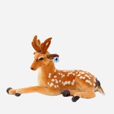 Maxpower 60cm Giant Deer Plush Toy Lifelike Sika Deer Toy Real Life Stuffed Animals