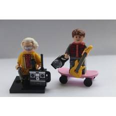 Xurikcoo Back To The Future Marty Doc Fit Lego Mini Figure Construction Hero