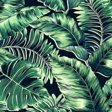 Wallpapers McKenzie Banana Leaves Wallpaper Leaf Green Brand Mckenzie, Roll